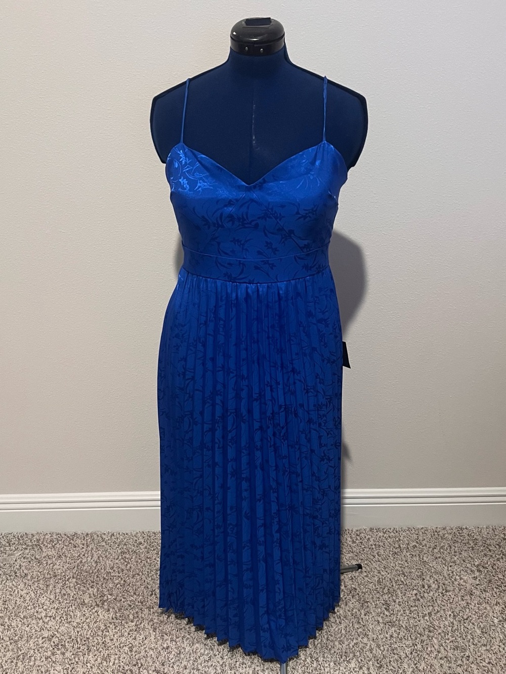 Lulu's Cobalt Blue Strappy Dress - Picture 3 of 16